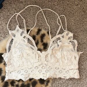 Chic White Crochet Bralette